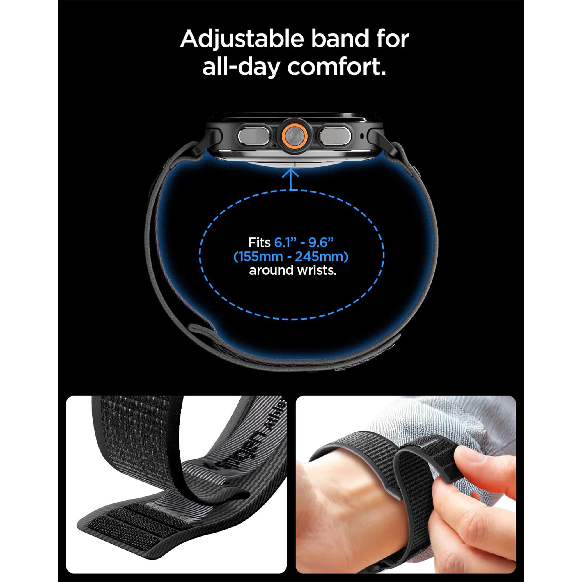 بند اسپیگن مدل Athlex Air ساعت سامسونگ Galaxy Watch Ultra 2/1 47 mm — تصویر ۱۱