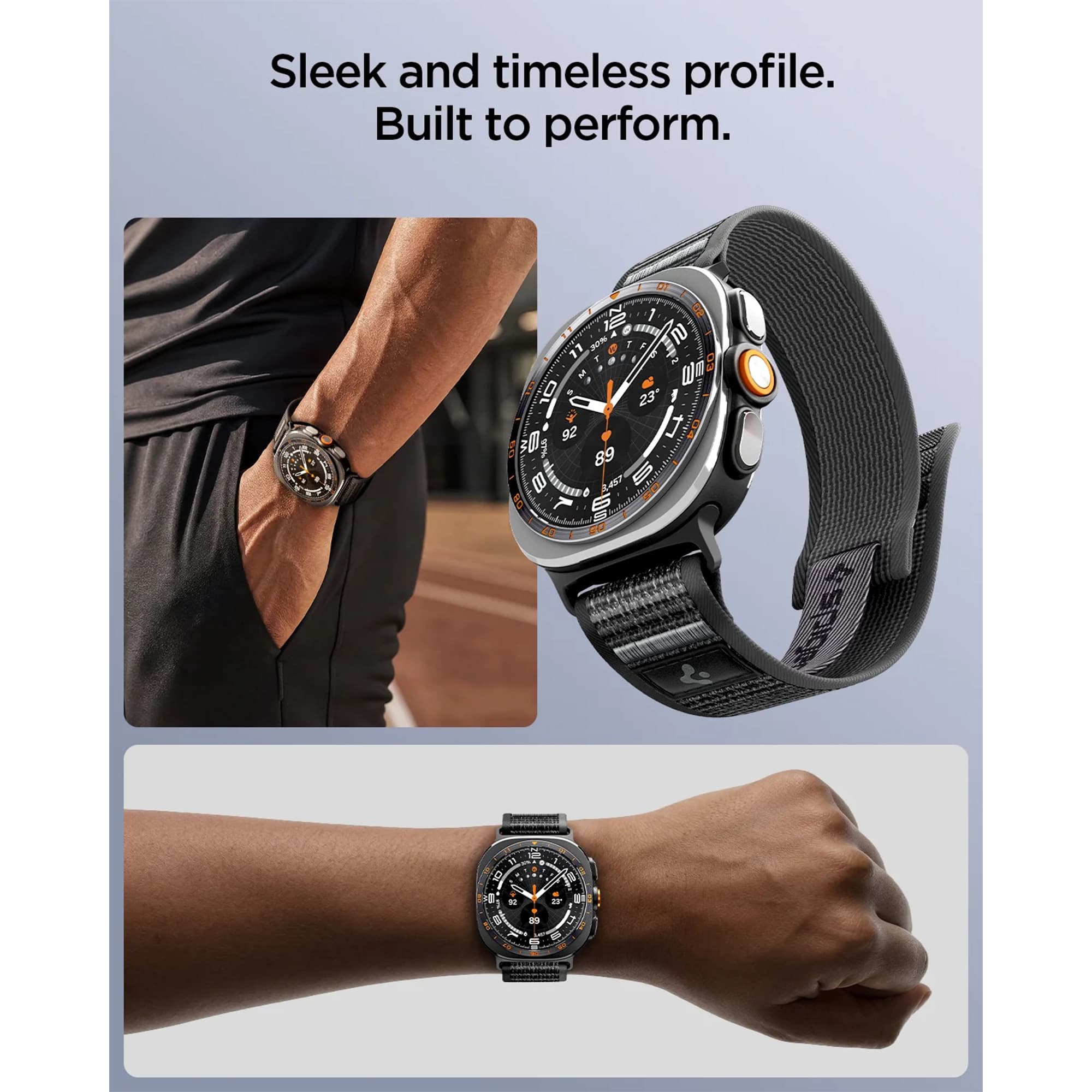 بند اسپیگن مدل Athlex Air ساعت سامسونگ Galaxy Watch Ultra 2/1 47 mm — تصویر ۵