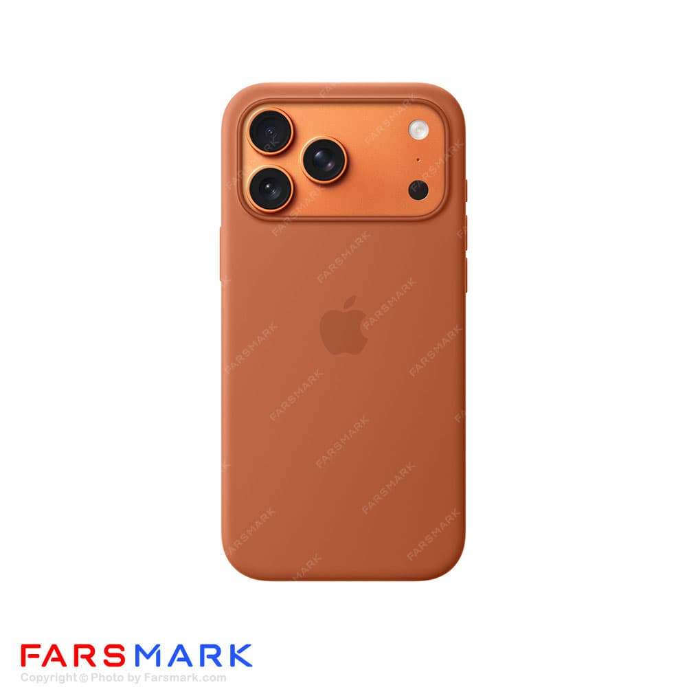 کاور سیلیکونی اورجینال آیفون Apple iPhone 17 Pro Max — تصویر ۵