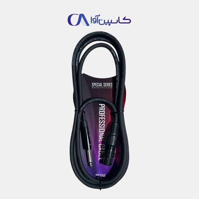کابل TS به XLR ماده سه متری