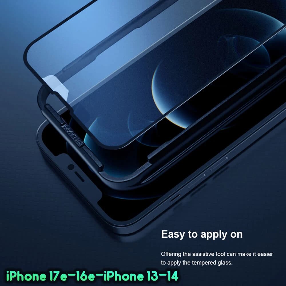 گلس مات تمام صفحه iPhone 17e مارک نیلکین مدل FogMirror Matte با ابزار نصب آسان — تصویر ۶