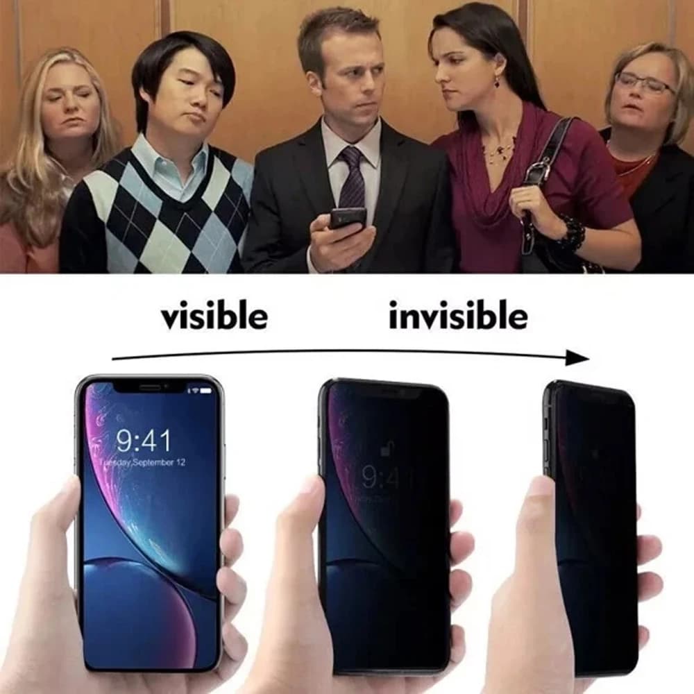 نانو برچسب مات حریم شخصی صفحه نمایش iPhone 17e — تصویر ۲