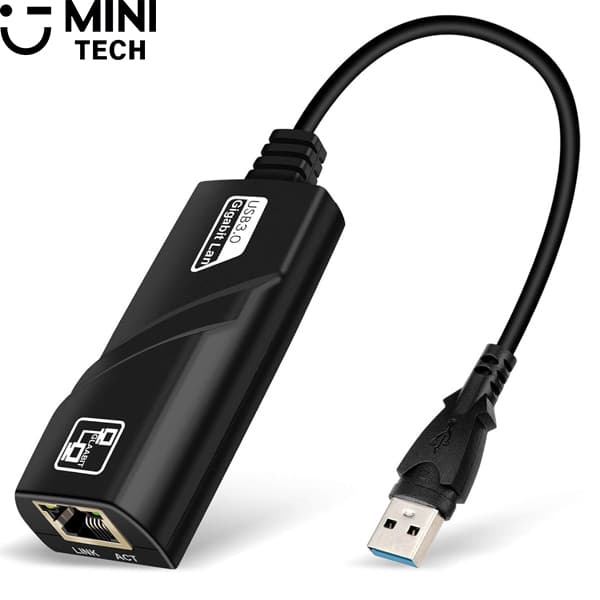 تبدیل USB3.0 به RG45 سرعت 1000 مینی تک — تصویر ۵