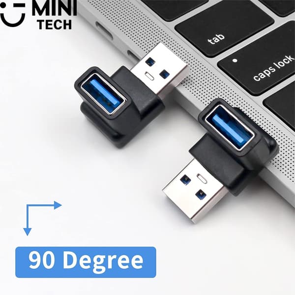 تبدیل نر و ماده 90 درجه USB3.0 مینی تک — تصویر ۲