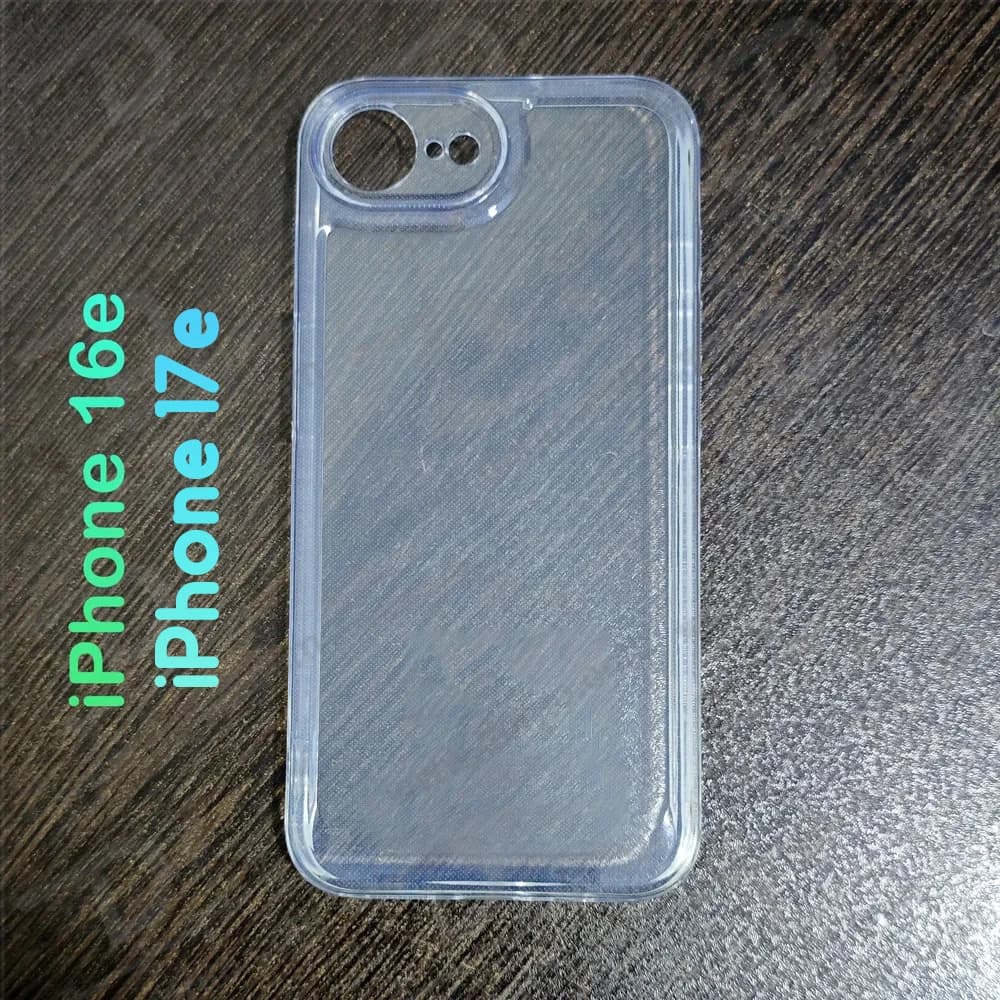 قاب ژله‌ای شفاف فول کاور iPhone 17e — تصویر ۱۰