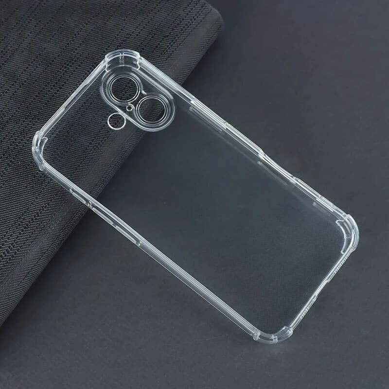 قاب ژله ای ضربه گیر بی رنگ آیفون iPhone 17 محافظ لنزدار — تصویر ۲