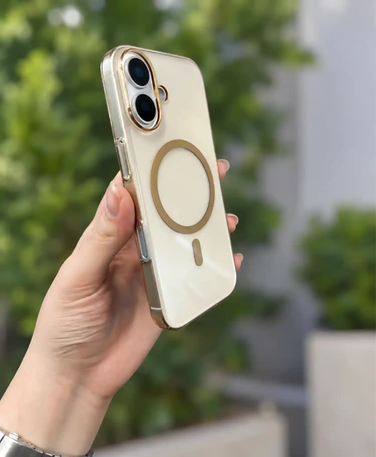 قاب PC شفاف مگ سیف دار مدل QSeries گوشی موبایل Iphone 17 — تصویر ۱۲