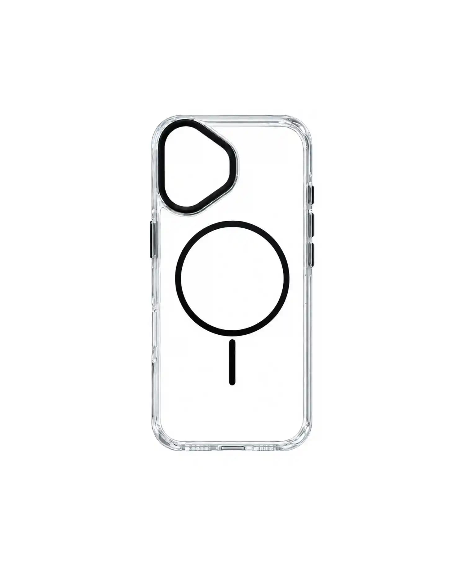 قاب شفاف مگ سیف دار لنز متال گوشی موبایل Iphone 17 — تصویر ۶