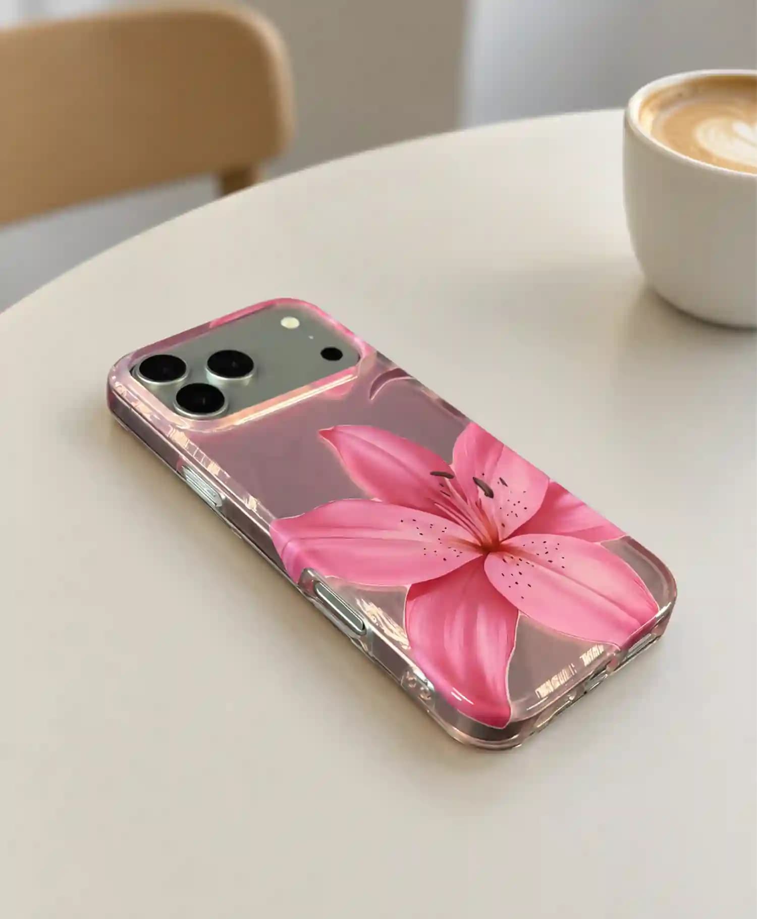 قاب هولوگرامی طرح براش لیلیوم گوشی موبایل Iphone 17 Pro Max — تصویر ۱۰