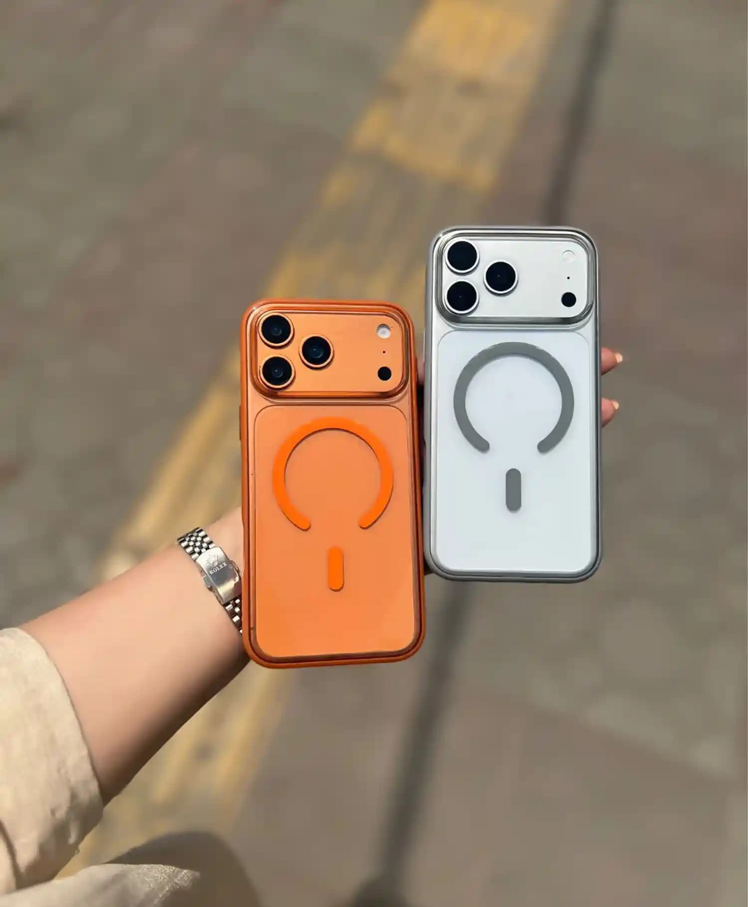 قاب پشت شفاف مگ سیف دار HDD گوشی موبایل Iphone 17 Pro Max — تصویر ۸