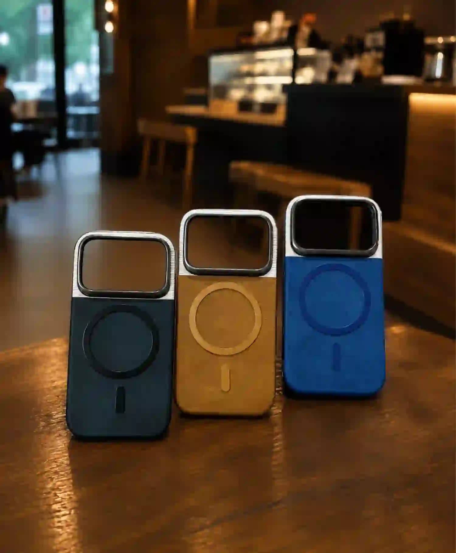 قاب چرمی مگ سیف دار Stylish گوشی موبایل Iphone 17 Pro — تصویر ۵