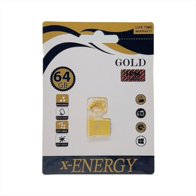فلش مموری ایکس انرژی مدل Gold ظرفیت 64 گیگابایت