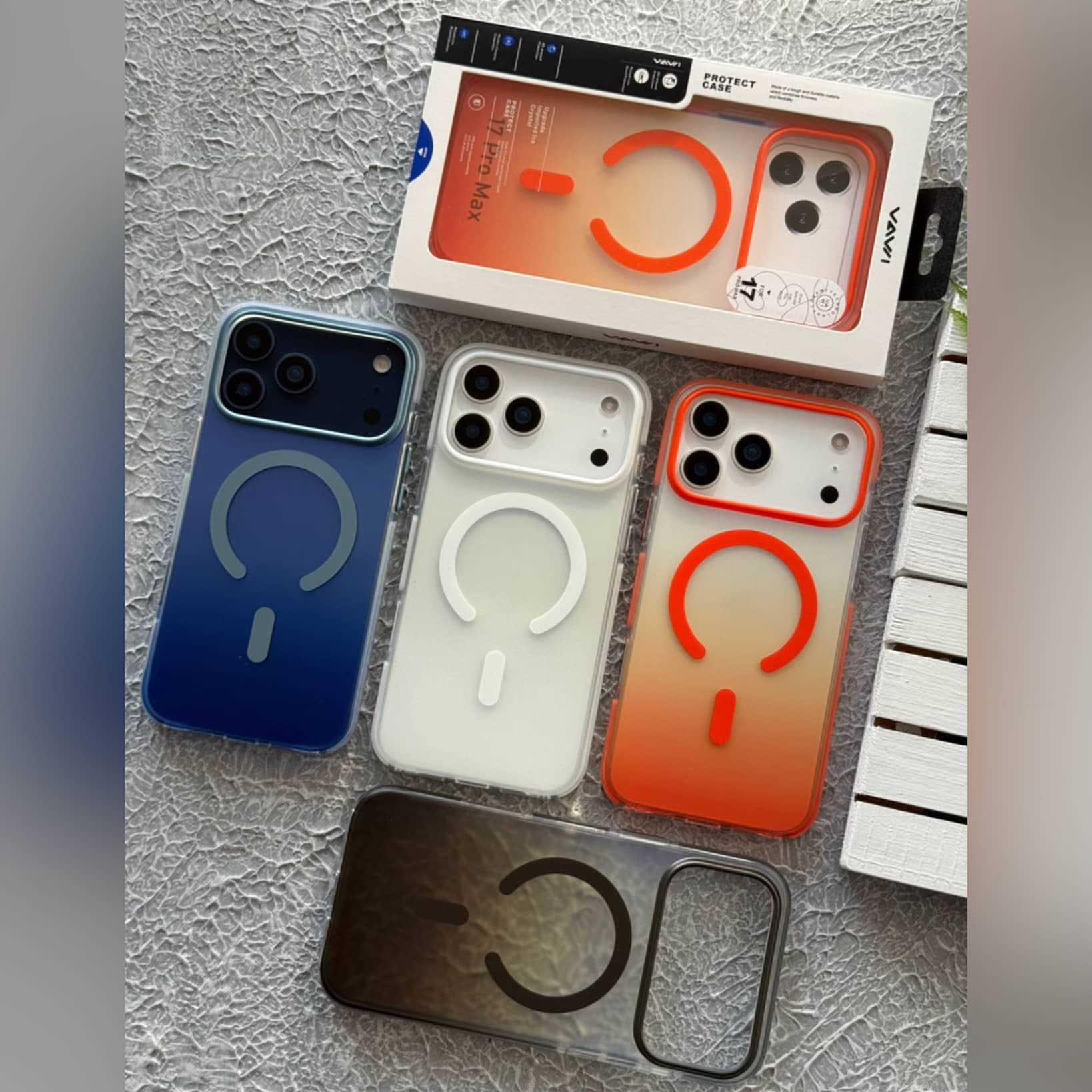 کاور پشت مات گریدینت مگسیف Vawi مناسب برای iPhone 17 — تصویر ۴