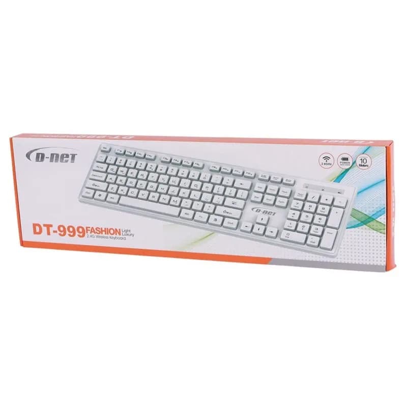 کیبورد بی سیم دی-نت مدل DT-999 — تصویر ۳