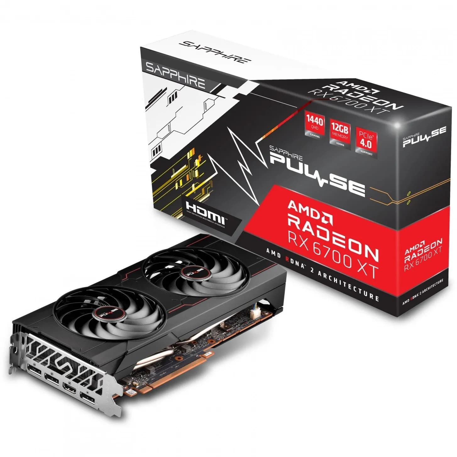 کارت گرافیک سافایر مدل PULSE RX 6700 XT حافظه 12 گیگابایت (استوک)