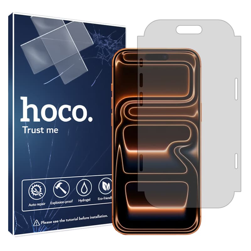 گلس اپل iPhone 17 Pro Max مدل شفاف برند هوکو