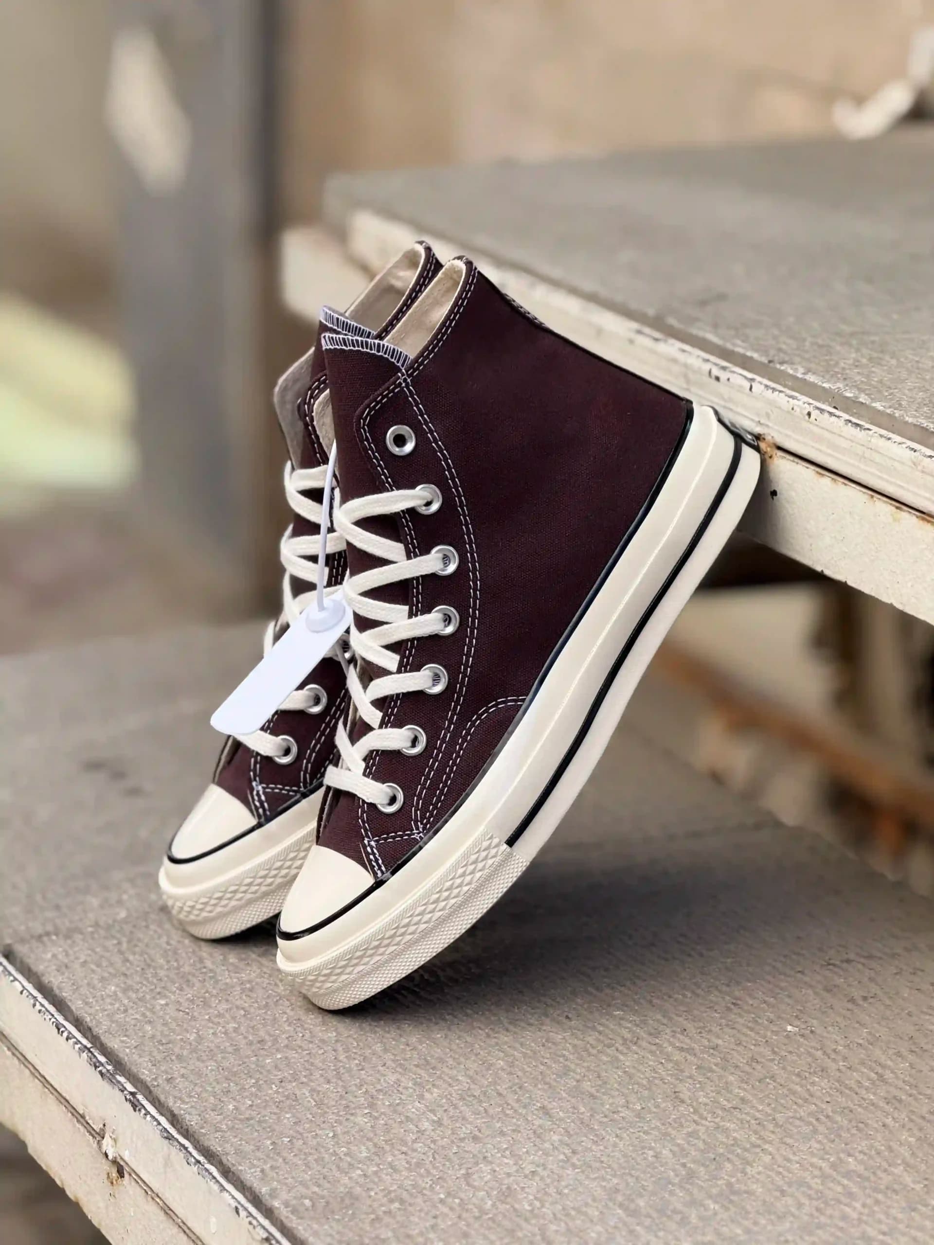 کانورس ساقدار قهوه ای – Converse Chuck 70 high brown — تصویر ۹