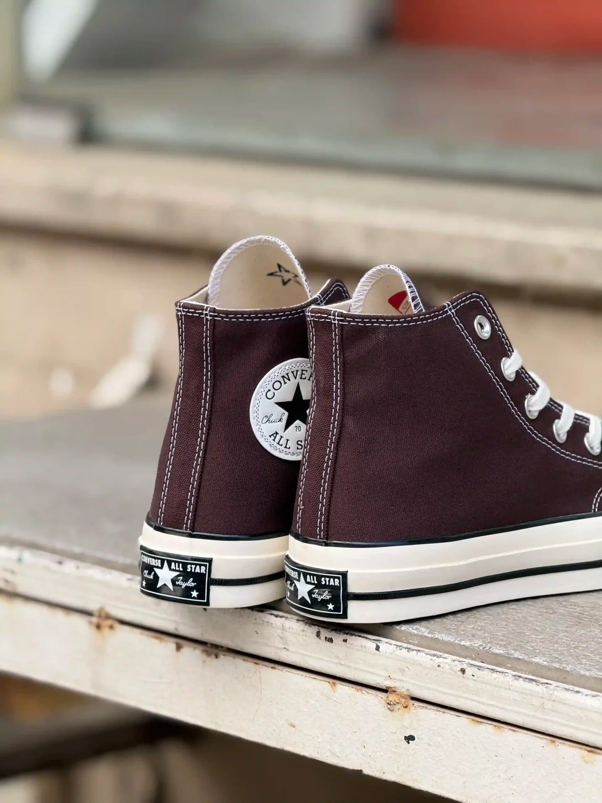 کانورس ساقدار قهوه ای – Converse Chuck 70 high brown — تصویر ۱۱