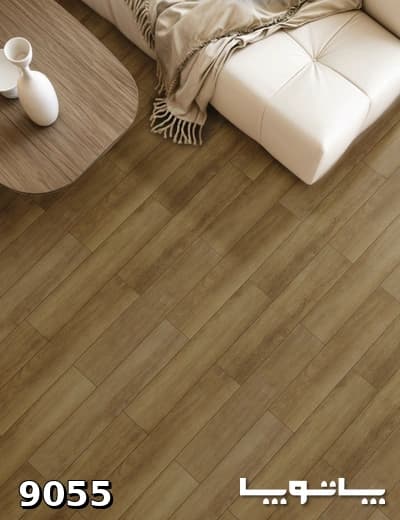 پارکت لمینت یشیل سری لیگنا شیاردار نصب ساده کد ۹۰۵۵