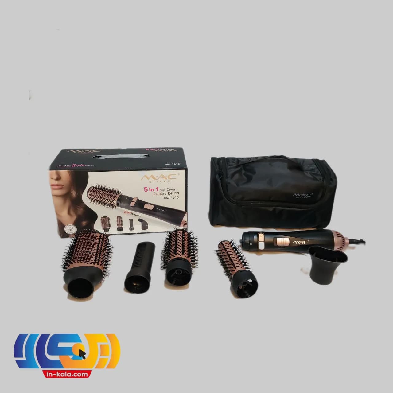 سشوار چرخشی 5 کاره مک استایلر1515 — تصویر ۲