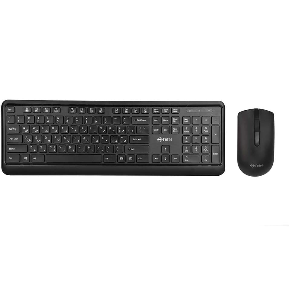 کیبورد و ماوس بی سیم فاطر مدل CWN-5000B