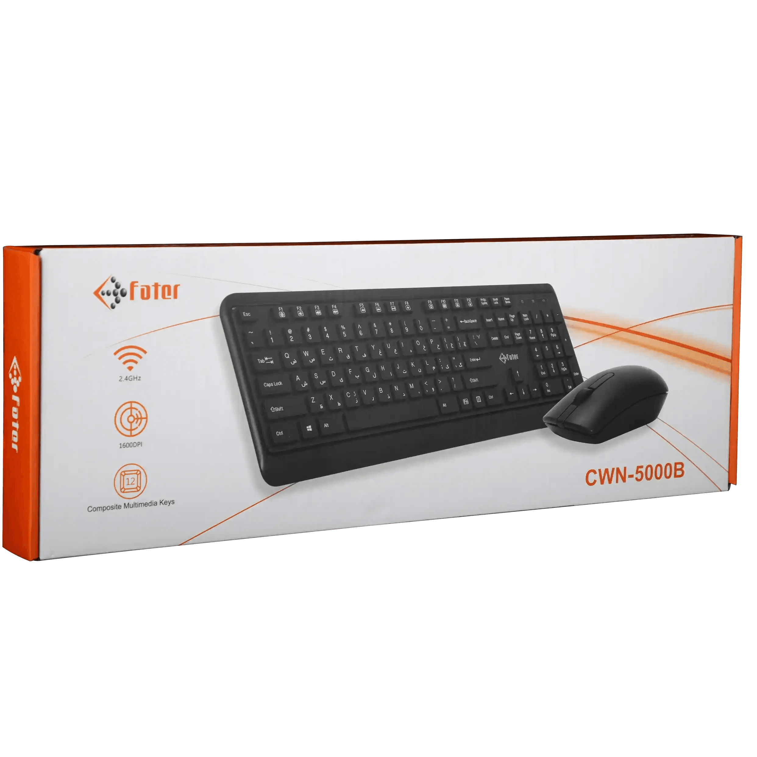 کیبورد و ماوس بی سیم فاطر مدل CWN-5000B — تصویر ۸