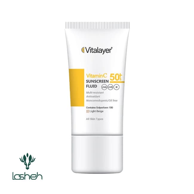 فلوئید ضد آفتاب ویتامین سی SPF 50 ویتالیر — تصویر ۱۱