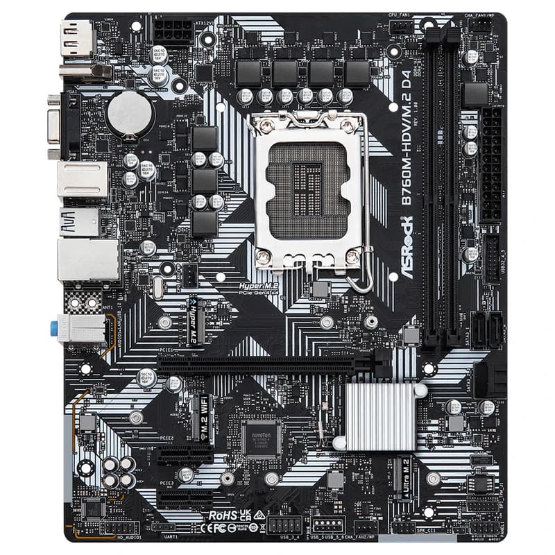 مادربرد ازراک B760M-HDV/M.2 DDR4