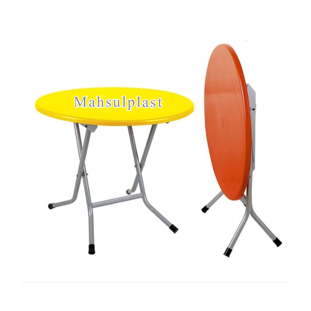 میز گرد پایه فلزی تاشو کد 722 ناصر — تصویر ۳