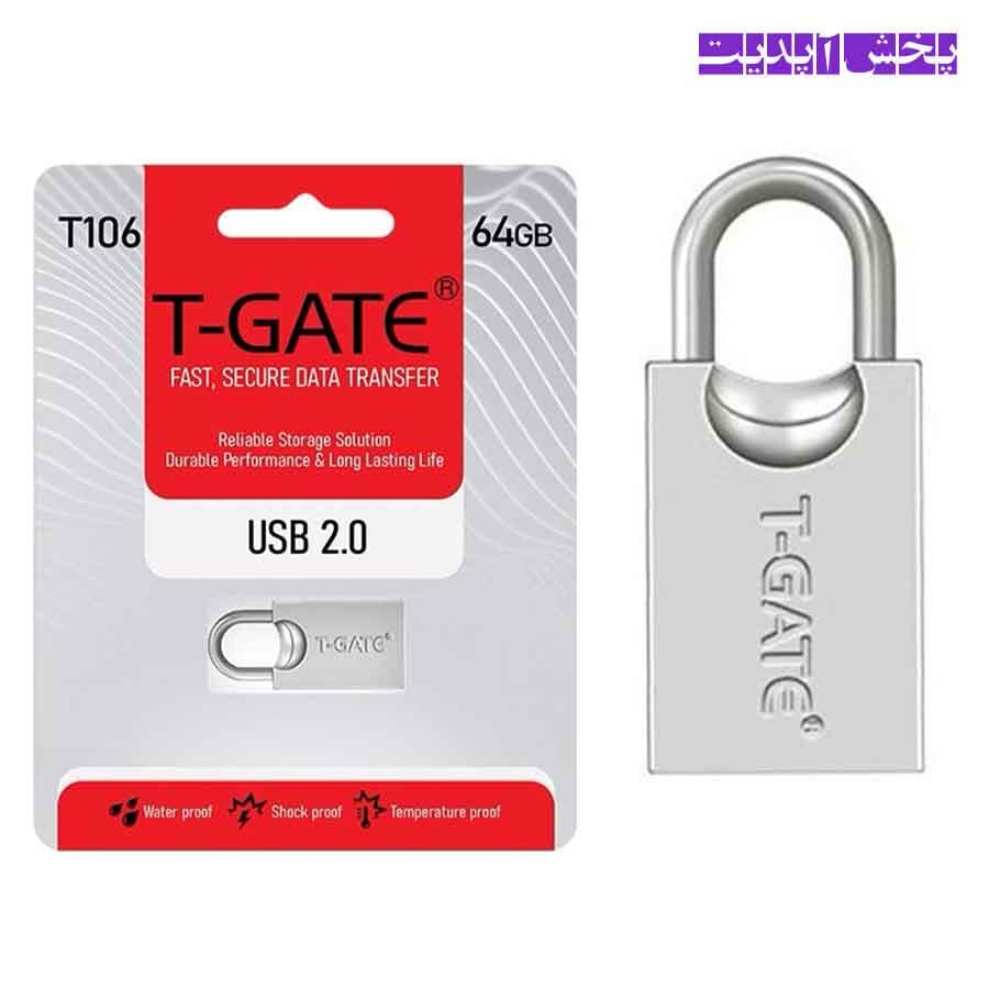 فلش مموری 64 گیگ تی گیت مدل T-GATE T106 USB 2.0 — تصویر ۲