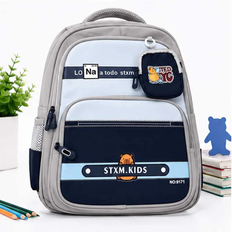 کیف و کوله پشتی مدرسه مدل لونا+ کیف جانبی — تصویر ۸