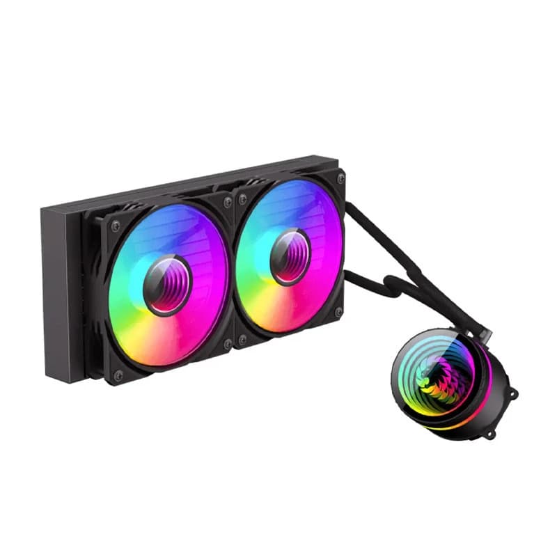 فن خنک کننده CPU گیم مکس GameMax Iceburg 240 Infinity BL ARGB — تصویر ۹