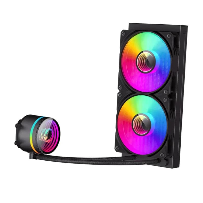 فن خنک کننده CPU گیم مکس GameMax Iceburg 240 Infinity BL ARGB — تصویر ۵