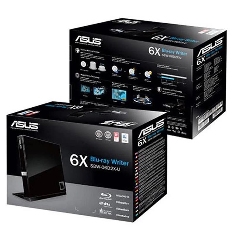 DVD رایتر اکسترنال بلوری ایسوس ASUS SBW-06D2X-U — تصویر ۷