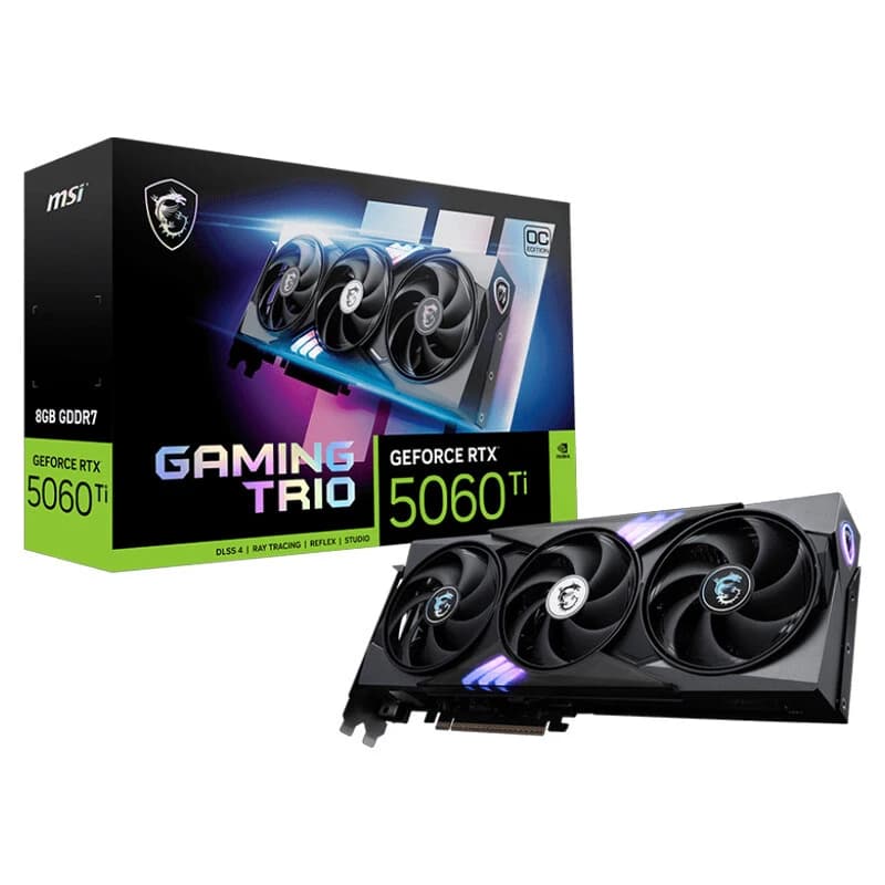 کارت گرافیک MSI GeForce RTX 5060 Ti GAMING TRIO OC 8GB GDDR7 128Bit — تصویر ۶