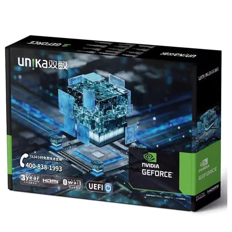 کارت گرافیک Unika GeForce GT730 4GD3 V7 4GB DDR3 128Bit — تصویر ۶