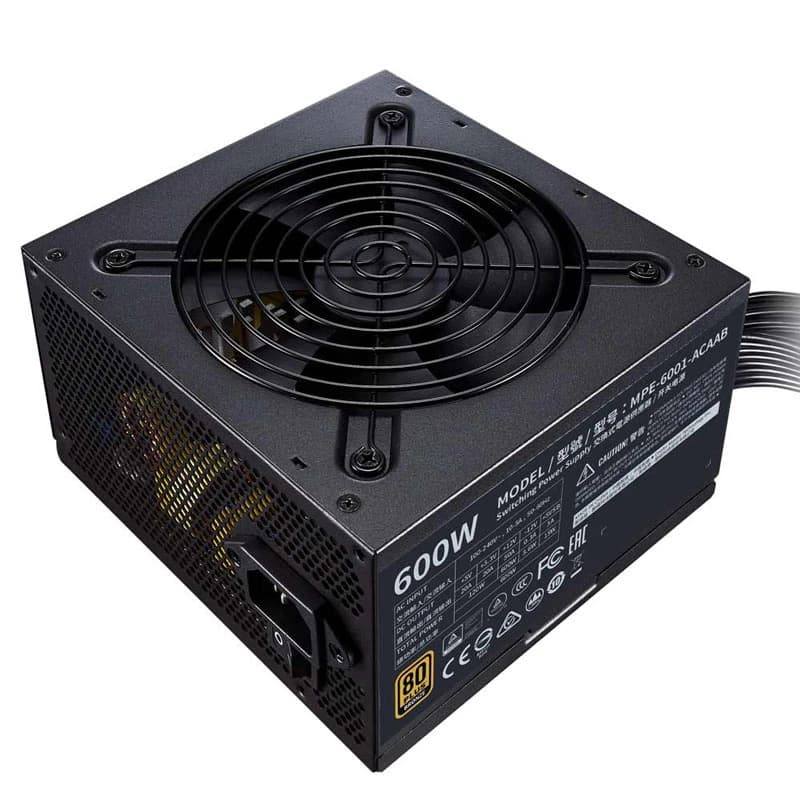 پاور 600 وات کولر مستر Cooler Master MWE 600 Bronze V2 — تصویر ۸