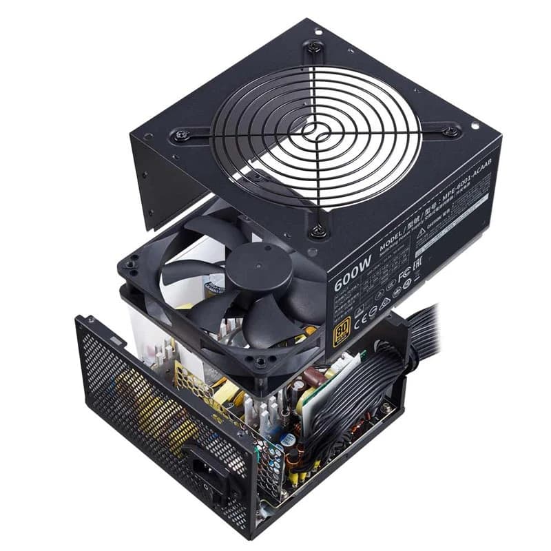 پاور 600 وات کولر مستر Cooler Master MWE 600 Bronze V2 — تصویر ۶