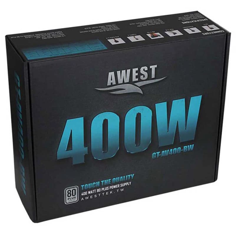 پاور 400 وات اوست Awest GT-AV400-BW Silver — تصویر ۷
