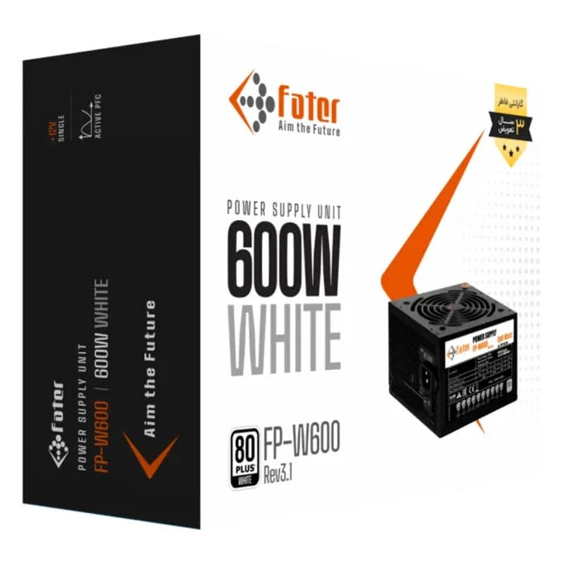 پاور 600 وات فاطر Fater FP-W600 White — تصویر ۲