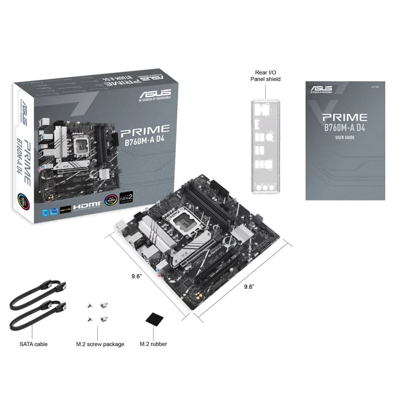 مادربرد ایسوس Prime B760M-A DDR4 — تصویر ۵