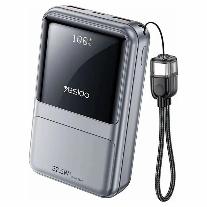پاور بانک فست شارژ یسیدو YP96 PD 22.5W ظرفیت 10000 میلی آمپر ساعت — تصویر ۲