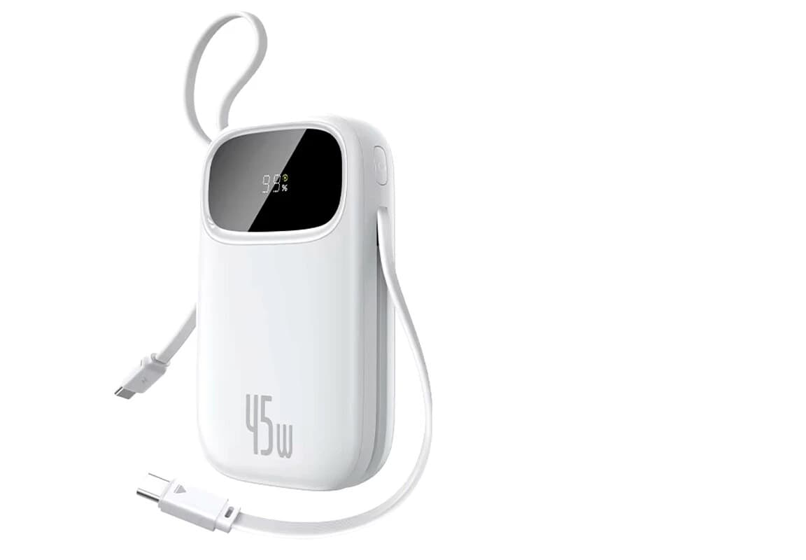 پاور بانک فست شارژ باسئوس QPow 3 P10082102 PD 45W ظرفیت 10000 میلی آمپر ساعت — تصویر ۱۰