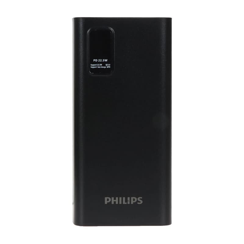 پاور بانک فست شارژ فیلیپس DLP2020 QC3.0 PD 22.5W High Copy ظرفیت 20000 میلی آمپر ساعت — تصویر ۳