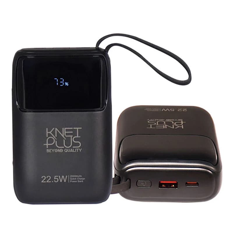 پاور بانک فست شارژ کی نت پلاس KP-P42 PD QC3.0 22.5W ظرفیت 20000 میلی آمپر ساعت — تصویر ۲