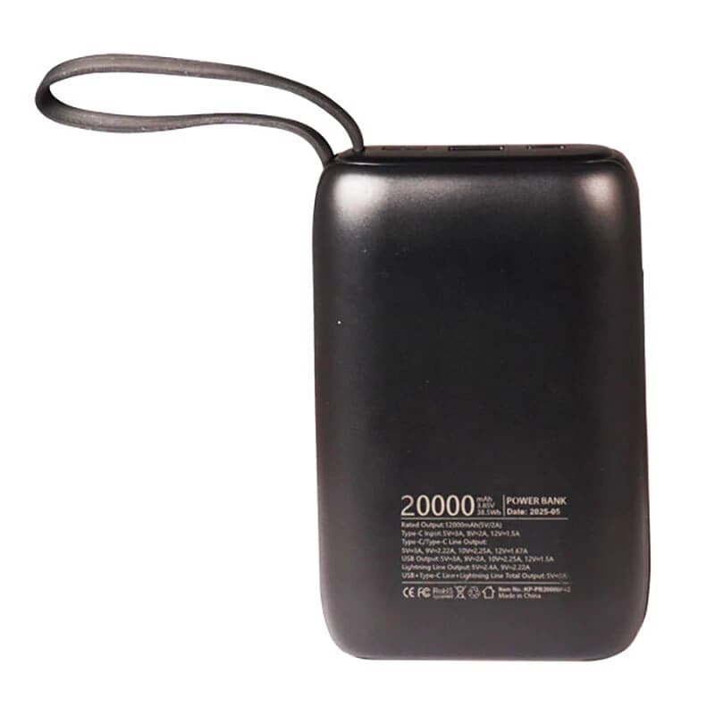 پاور بانک فست شارژ کی نت پلاس KP-P42 PD QC3.0 22.5W ظرفیت 20000 میلی آمپر ساعت — تصویر ۶