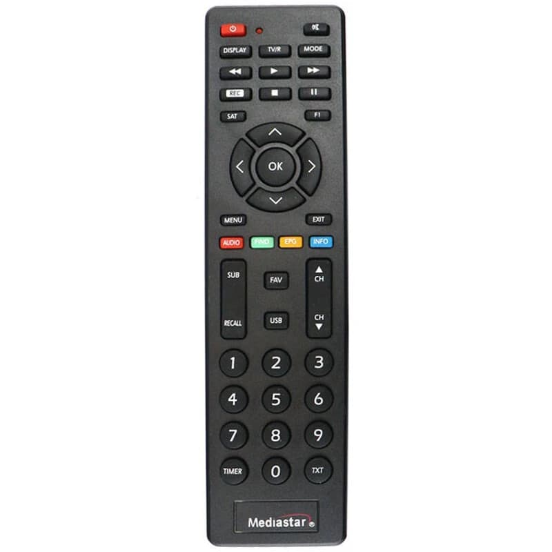 کنترل گیرنده دیجیتال اصلی Mediastar 3500 مینی تخت — تصویر ۵