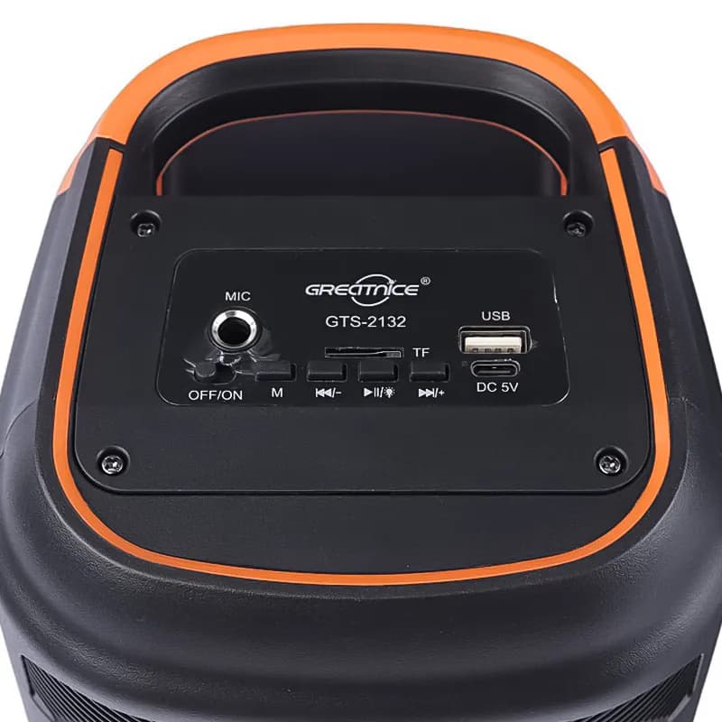 اسپیکر بلوتوثی قابل حمل گریت نایس مدل GTS-2132 — تصویر ۹