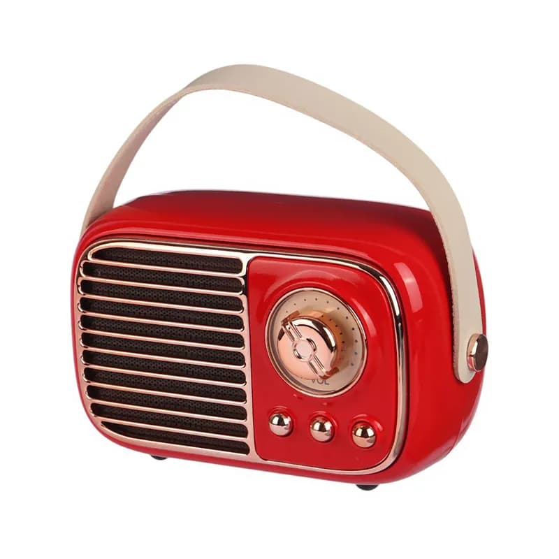 رادیو اسپیکر بلوتوثی قابل حمل گریت نایس مدل GTS-1959 – قرمز — تصویر ۵