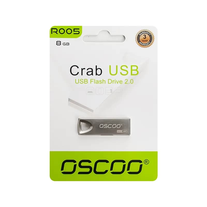 فلش مموری USB2.0 اوسکو مدل Crab R005 ظرفیت 8 گیگابایت